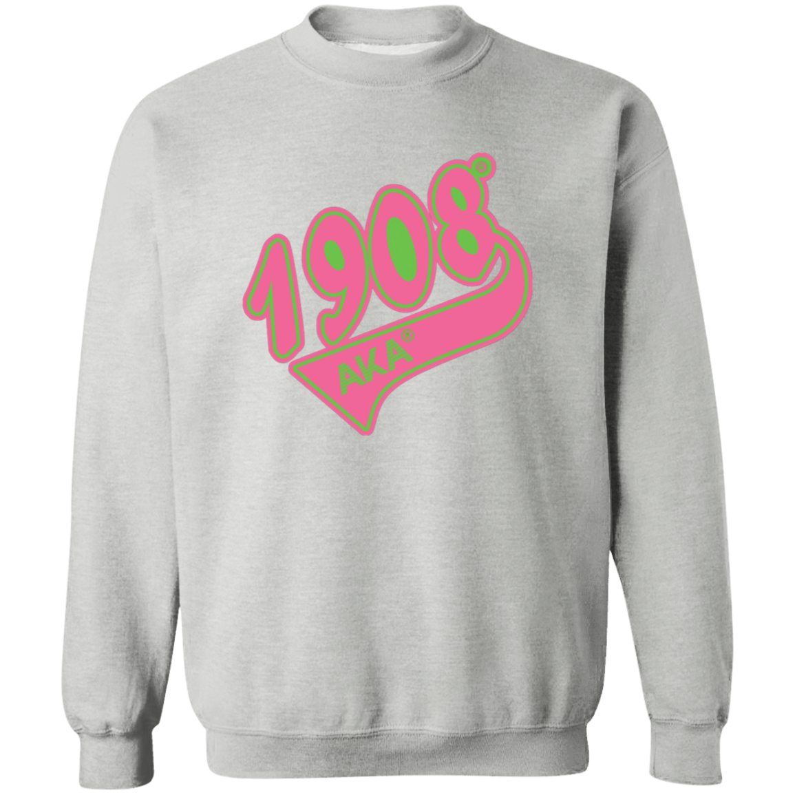 Alpha Kappa Alpha Screen Printed Crewneck Sweatshirt