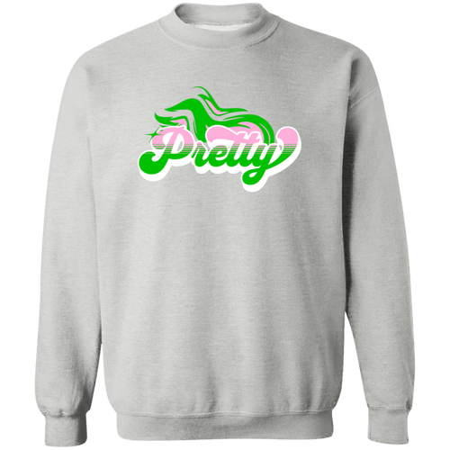 Alpha Kappa Alpha Crewneck Pullover Sweatshirt - My Greek Letters