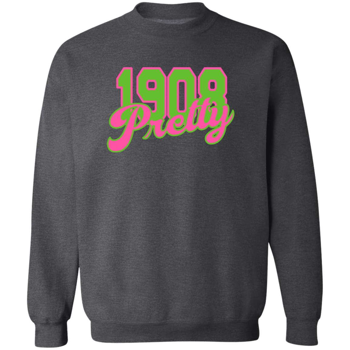 Alpha Kappa Alpha Screen Printed Crewneck Sweatshirt