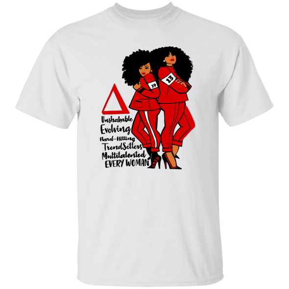 Delta Sigma Theta T-Shirt Paraphernalia Screen Printed Unisex