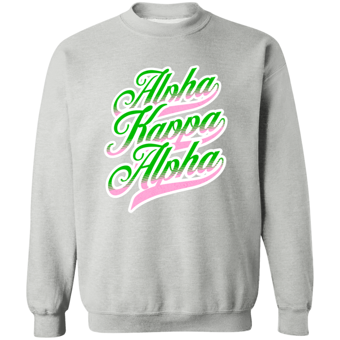 Alpha Kappa Alpha Crewneck Pullover Sweatshirt - My Greek Letters