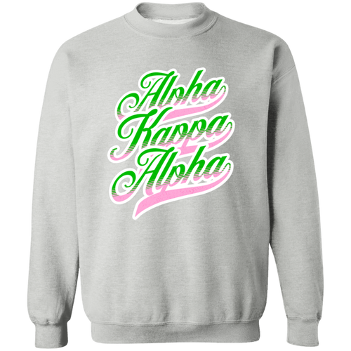 Alpha Kappa Alpha Crewneck Pullover Sweatshirt - My Greek Letters