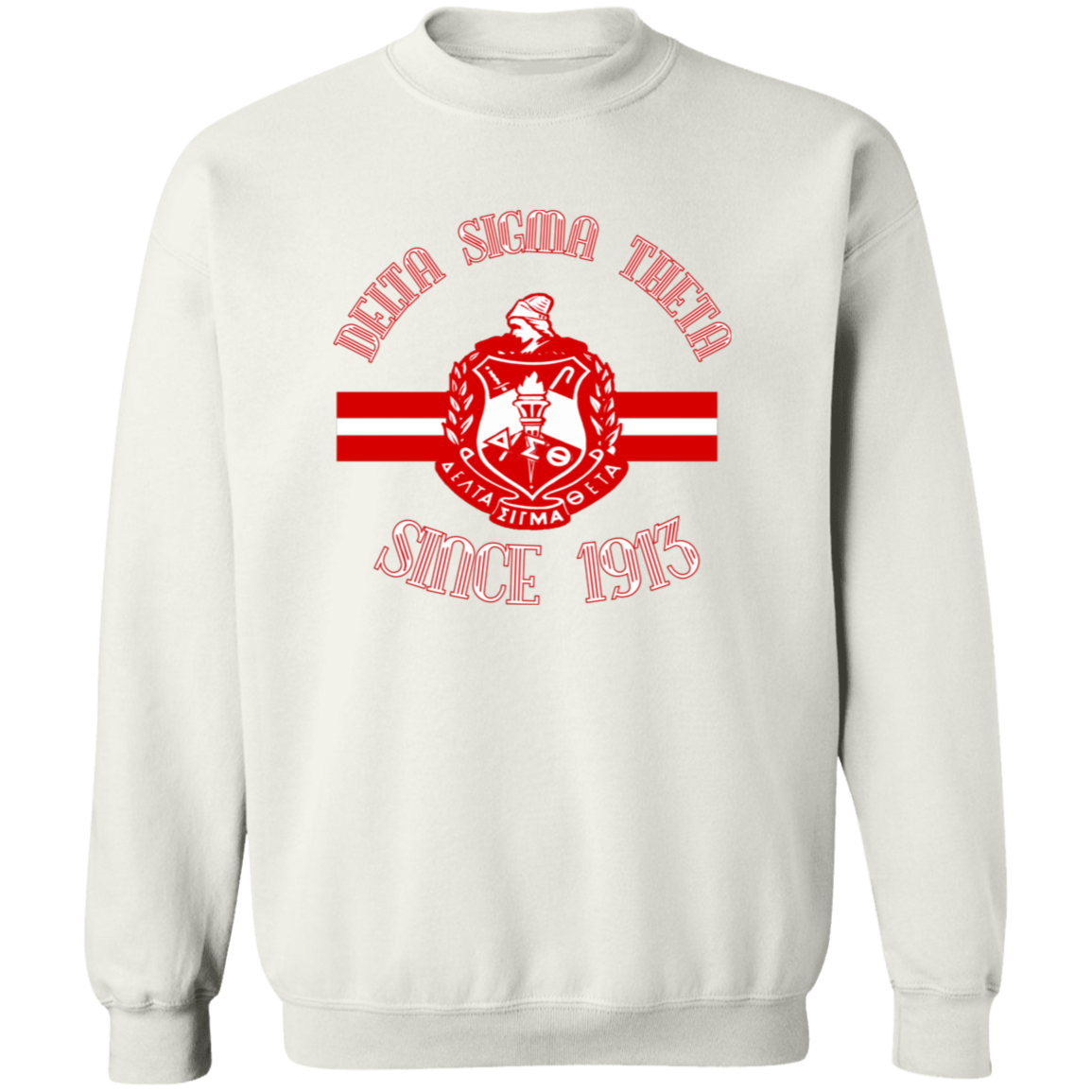 Delta Sigma Theta Sweatshirt Paraphernalia Screen Printed Unisex