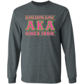 Alpha Kappa Alpha Screen Printed Long Sleeve