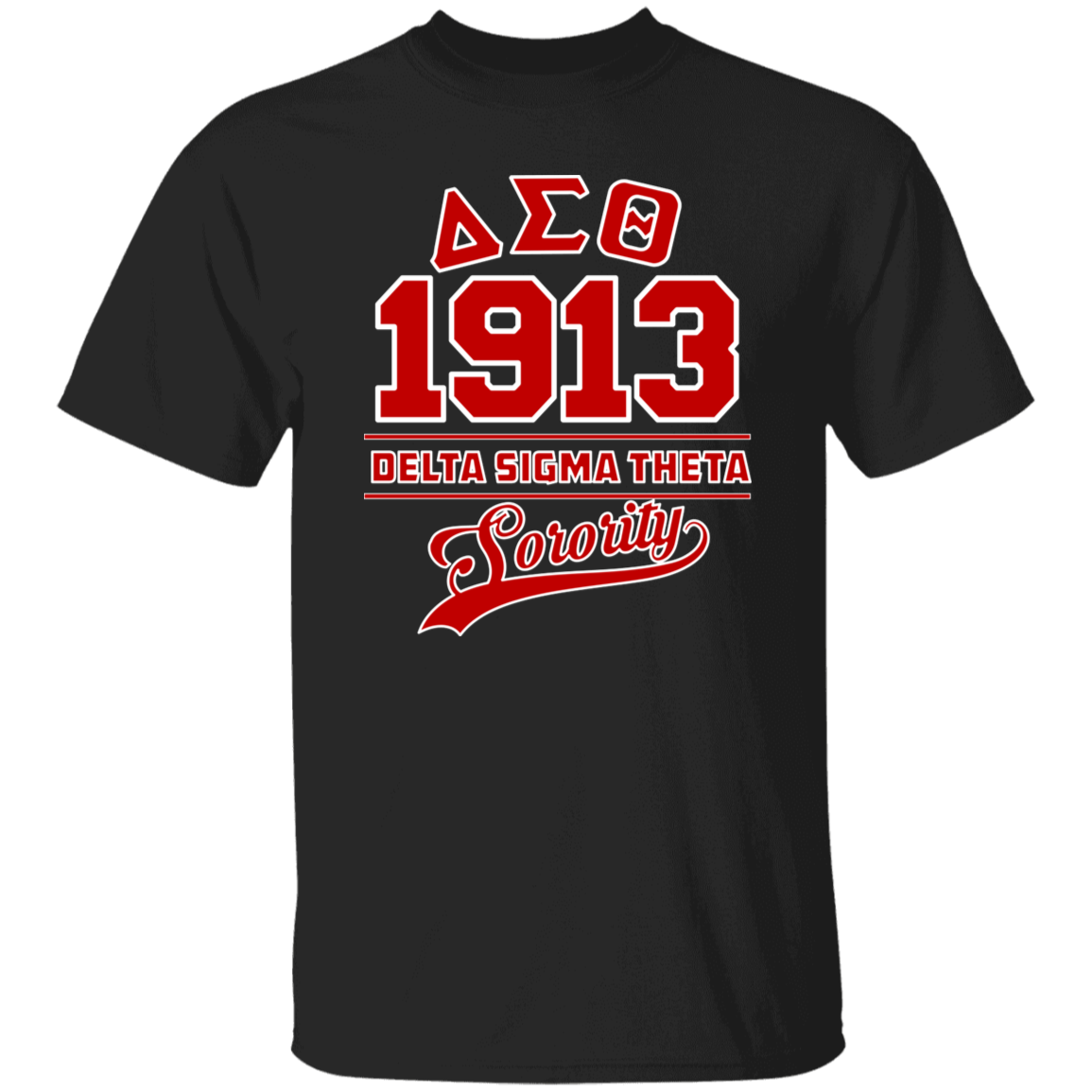 Delta Sigma Theta T-Shirt Paraphernalia Screen Printed Unisex