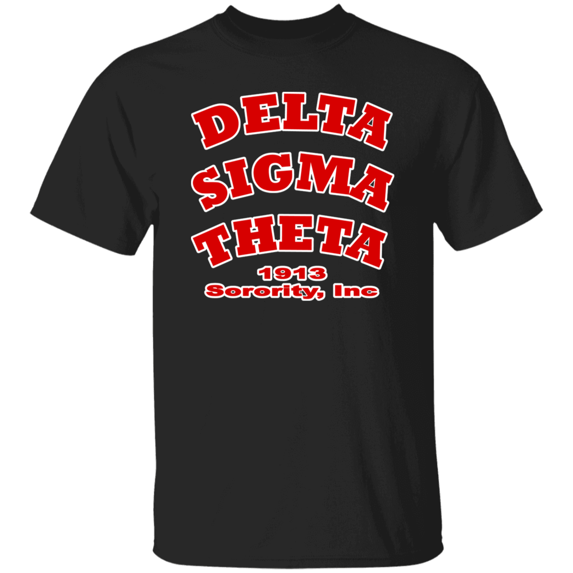 Delta Sigma Theta T-Shirt Paraphernalia Screen Printed Unisex
