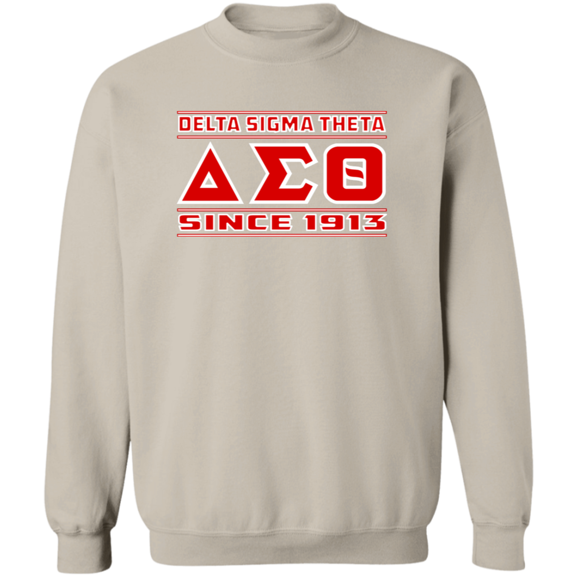 Delta Sigma Theta Sweatshirt Paraphernalia Screen Printed Unisex