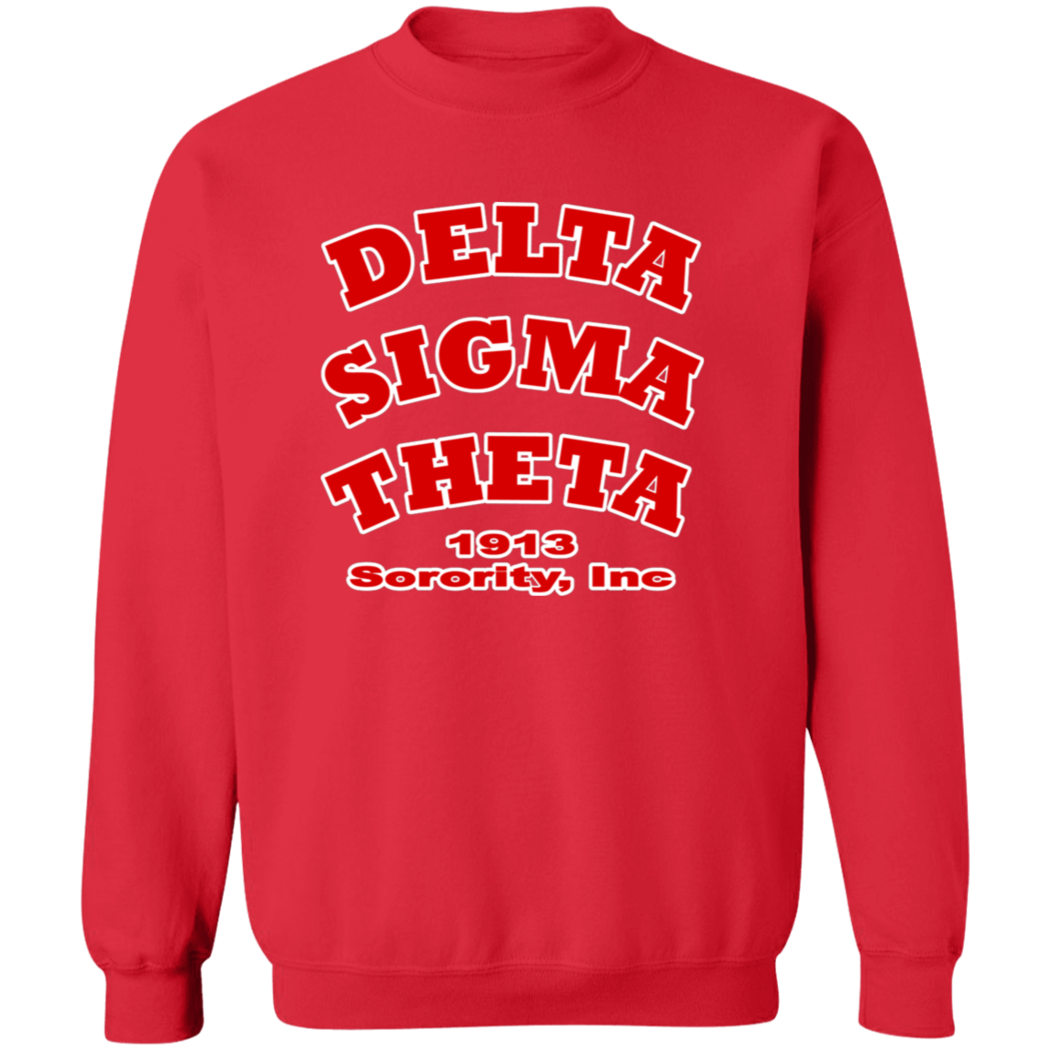 Delta Sigma Theta Sweatshirt Paraphernalia Screen Printed Unisex