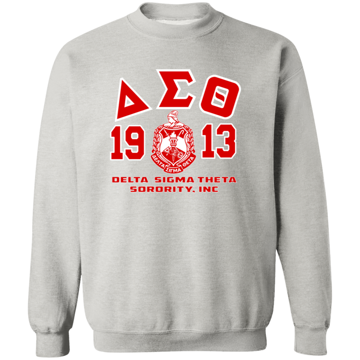 Delta Sigma Theta Sweatshirt Paraphernalia Screen Printed Unisex