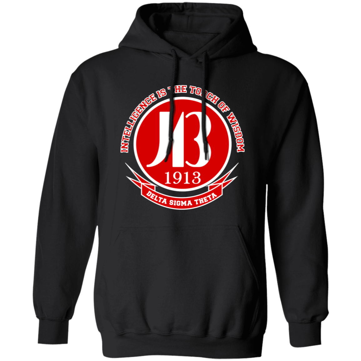 Delta Sigma Theta Hoodie Paraphernalia Screen Printed Unisex