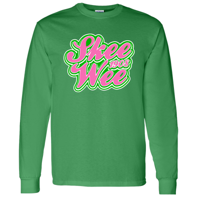 Alpha Kappa Alpha Screen Printed Long Sleeve
