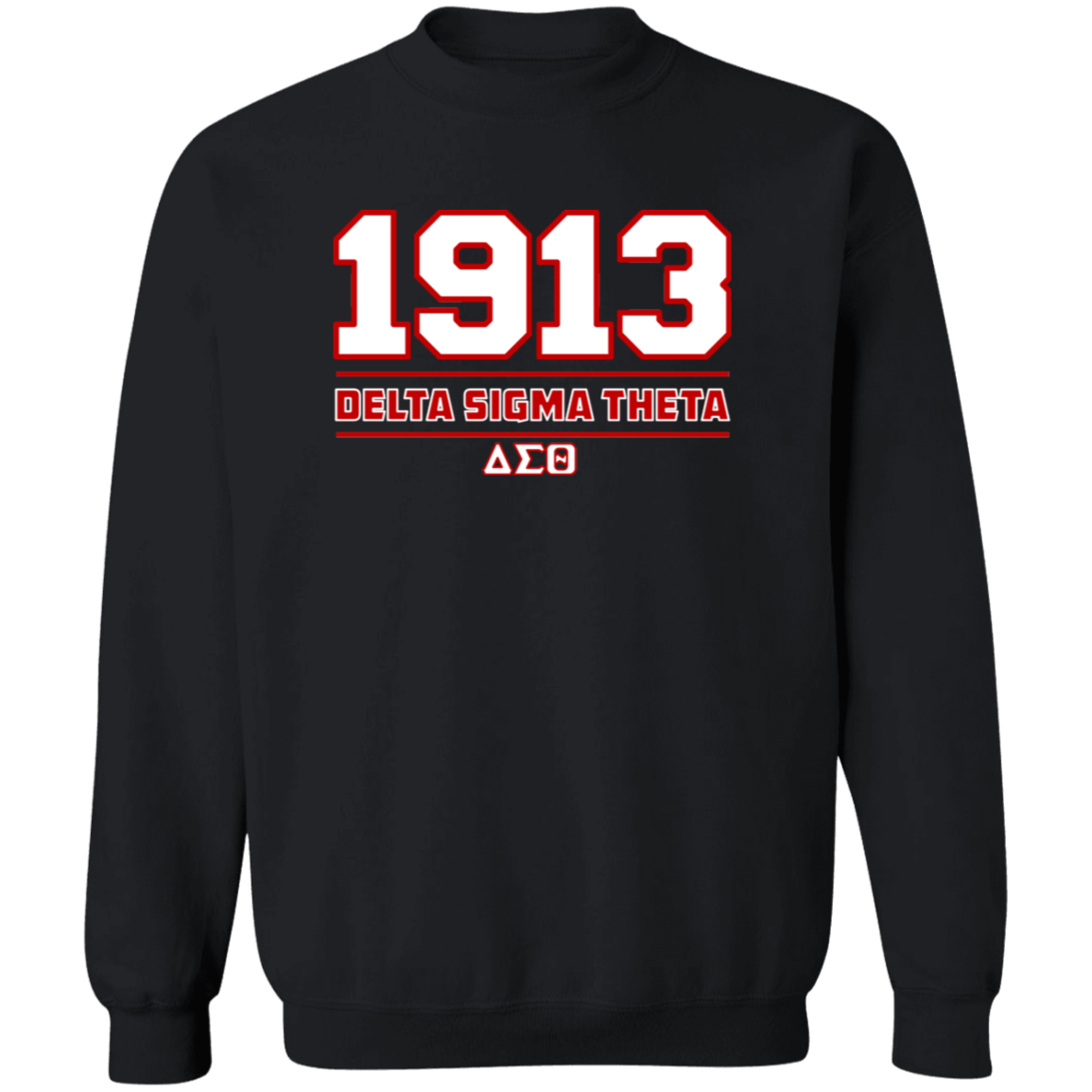 Delta Sigma Theta Sweatshirt Paraphernalia Screen Printed Unisex