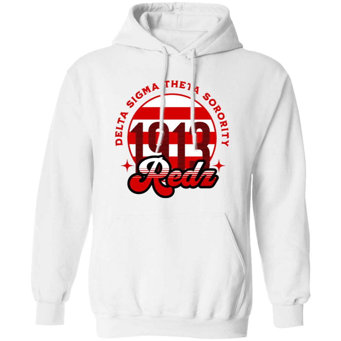 Delta Sigma Theta Hoodie Paraphernalia Screen Printed Unisex