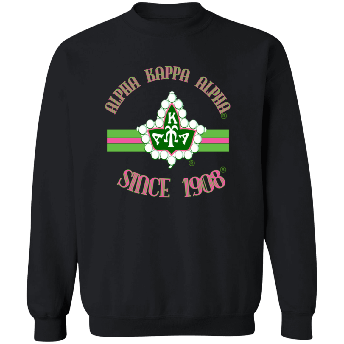 Alpha Kappa Alpha Crewneck Pullover Sweatshirt