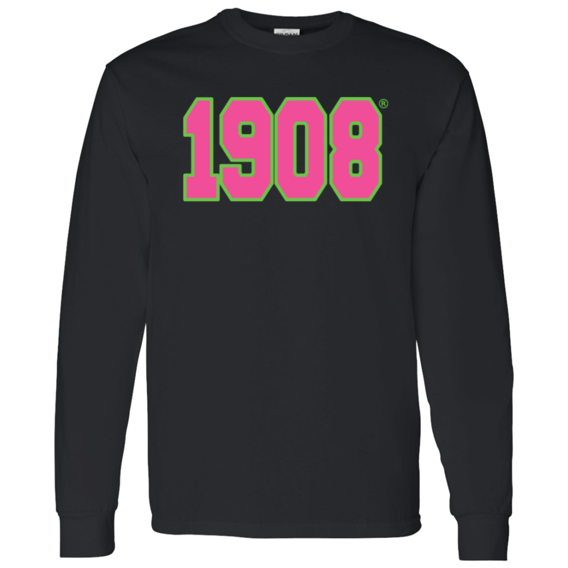 Alpha Kappa Alpha Screen Printed Long Sleeve