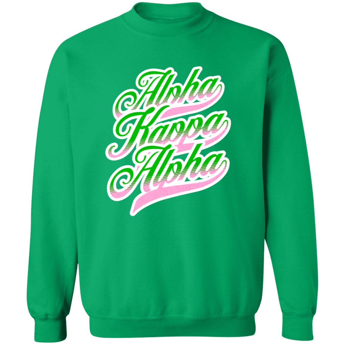 Alpha Kappa Alpha Crewneck Pullover Sweatshirt - My Greek Letters