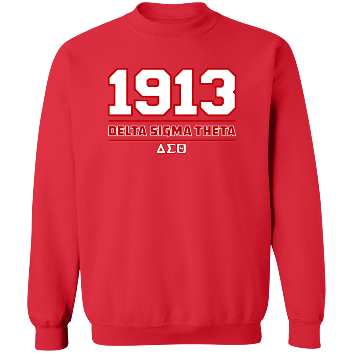 Delta Sigma Theta Sweatshirt Paraphernalia Screen Printed Unisex