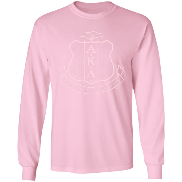 Alpha Kappa Alpha Screen Printed Long Sleeve