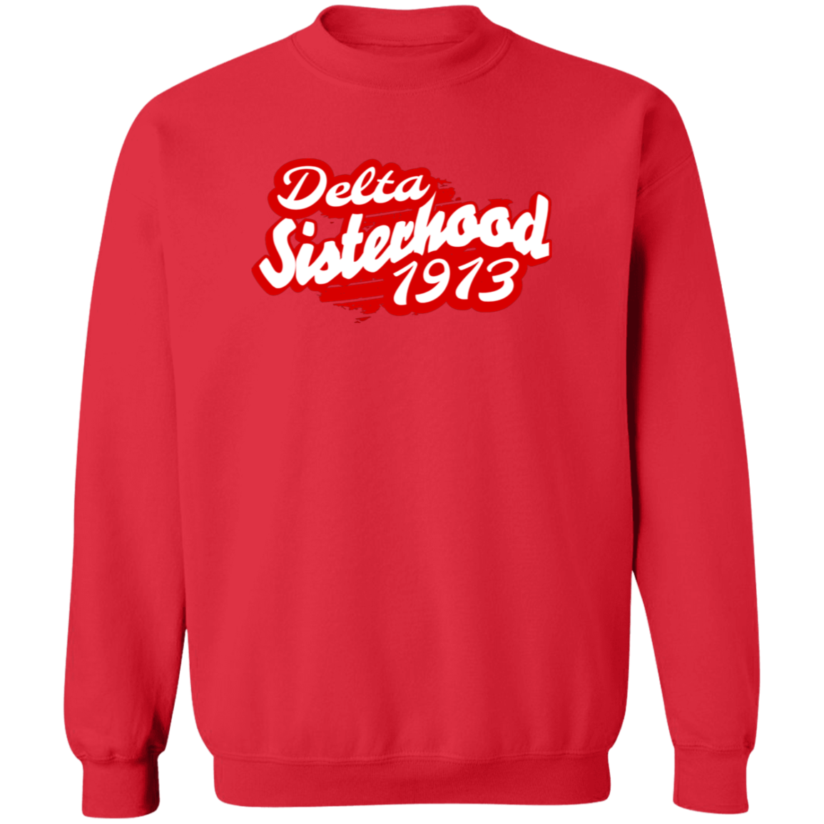 Delta Sigma Theta Sweatshirt Paraphernalia Screen Printed Unisex