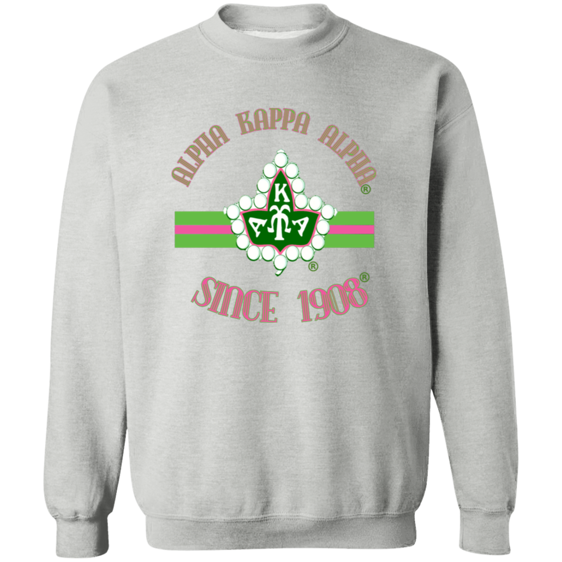 Alpha Kappa Alpha Crewneck Pullover Sweatshirt