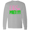 Alpha Kappa Alpha Screen Printed Long Sleeve