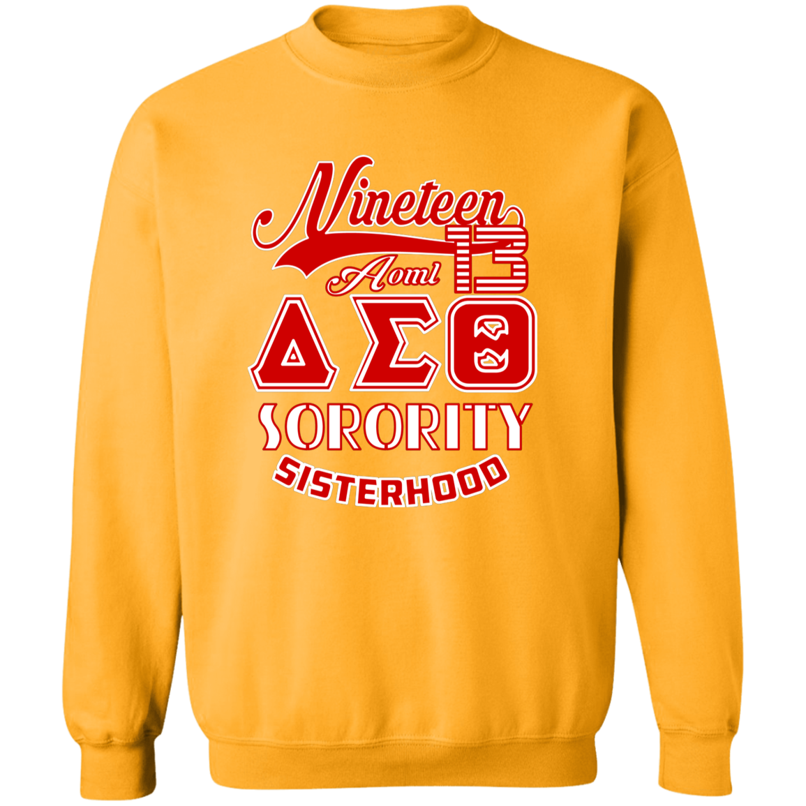 Delta Sigma Theta Sweatshirt Paraphernalia Screen Printed Unisex