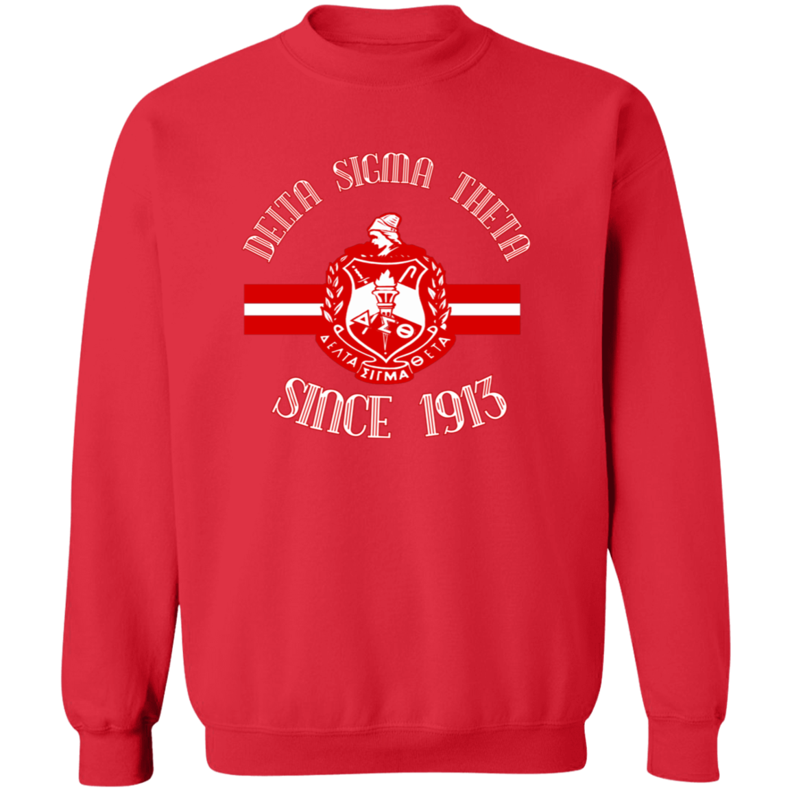 Delta Sigma Theta Sweatshirt Paraphernalia Screen Printed Unisex