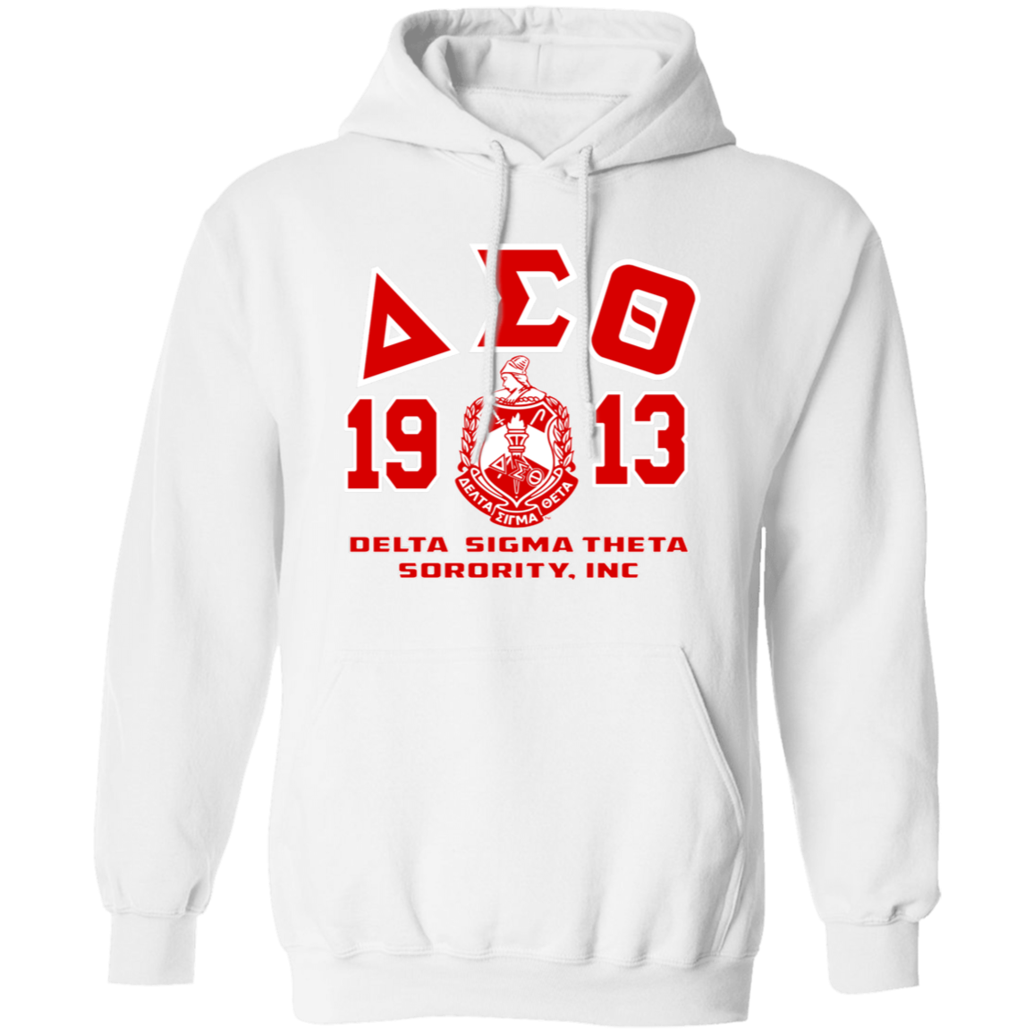 Delta Sigma Theta Hoodie Paraphernalia Screen Printed Unisex