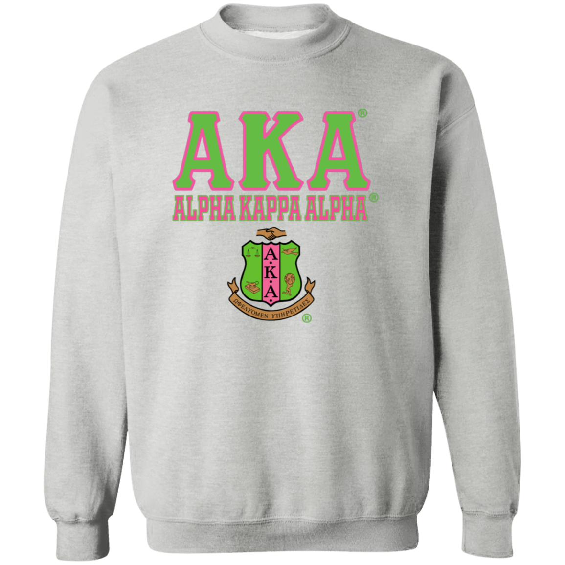 Alpha Kappa Alpha Crewneck Pullover Sweatshirt