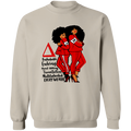 Delta Sigma Theta Sweatshirt Paraphernalia Screen Printed Unisex