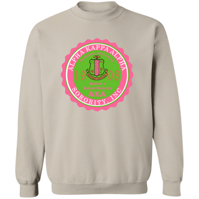 Alpha Kappa Alpha Screen Printed Crewneck Sweatshirt