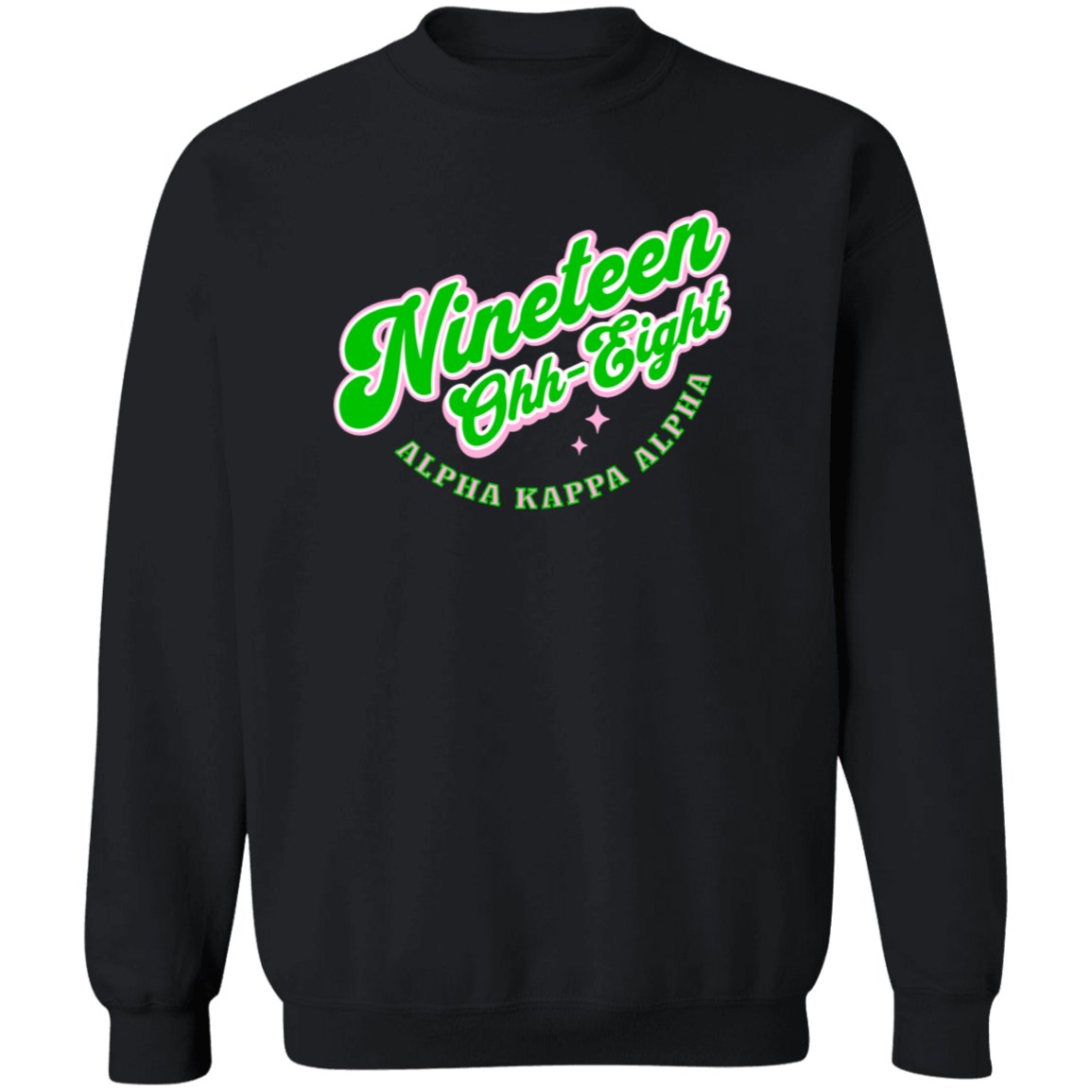 Alpha Kappa Alpha Crewneck Pullover Sweatshirt - My Greek Letters