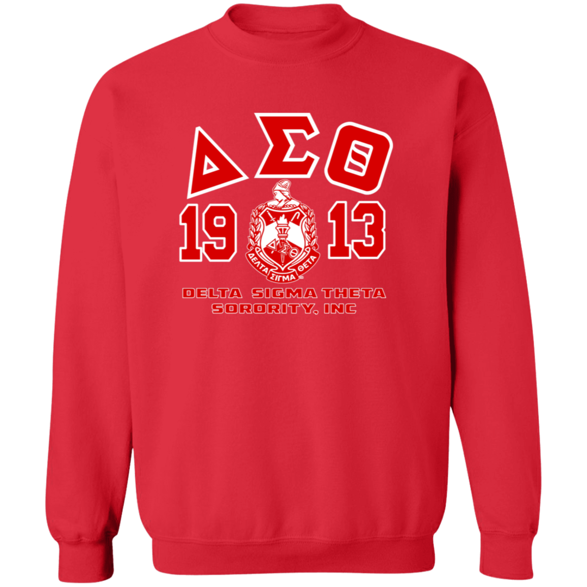 Delta Sigma Theta Sweatshirt Paraphernalia Screen Printed Unisex