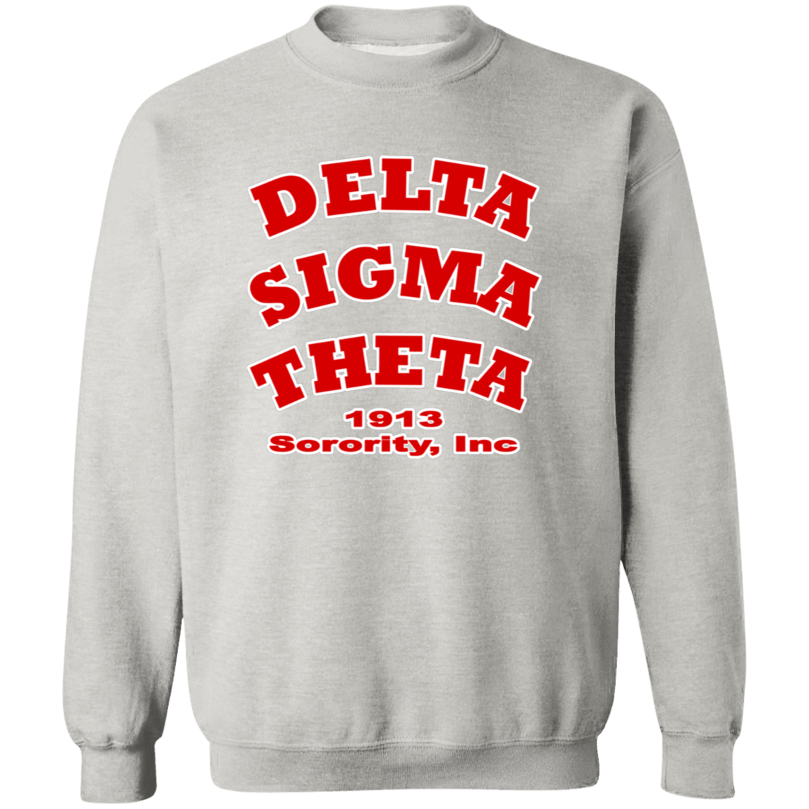 Delta Sigma Theta Sweatshirt Paraphernalia Screen Printed Unisex