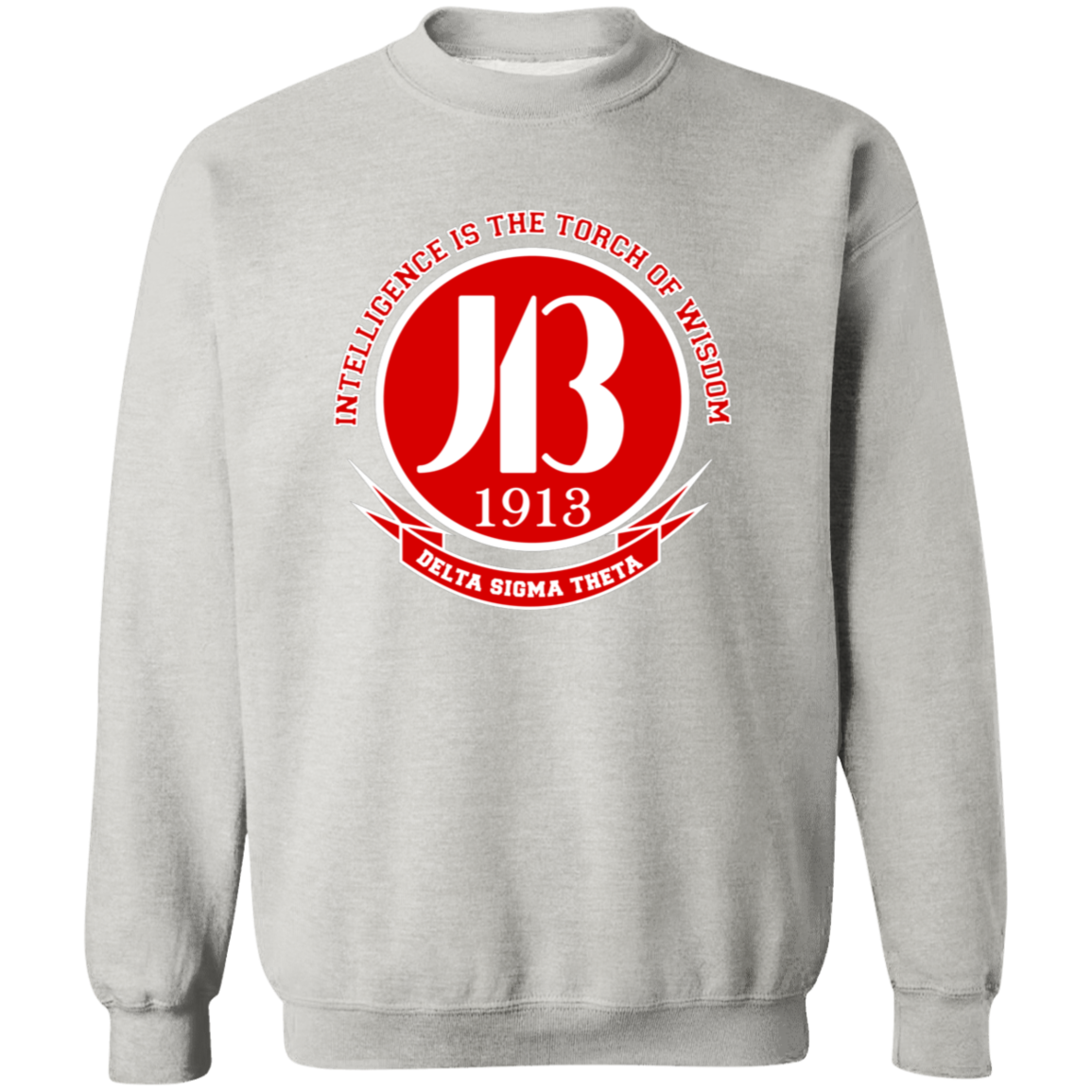 Delta Sigma Theta Sweatshirt Paraphernalia Screen Printed Unisex