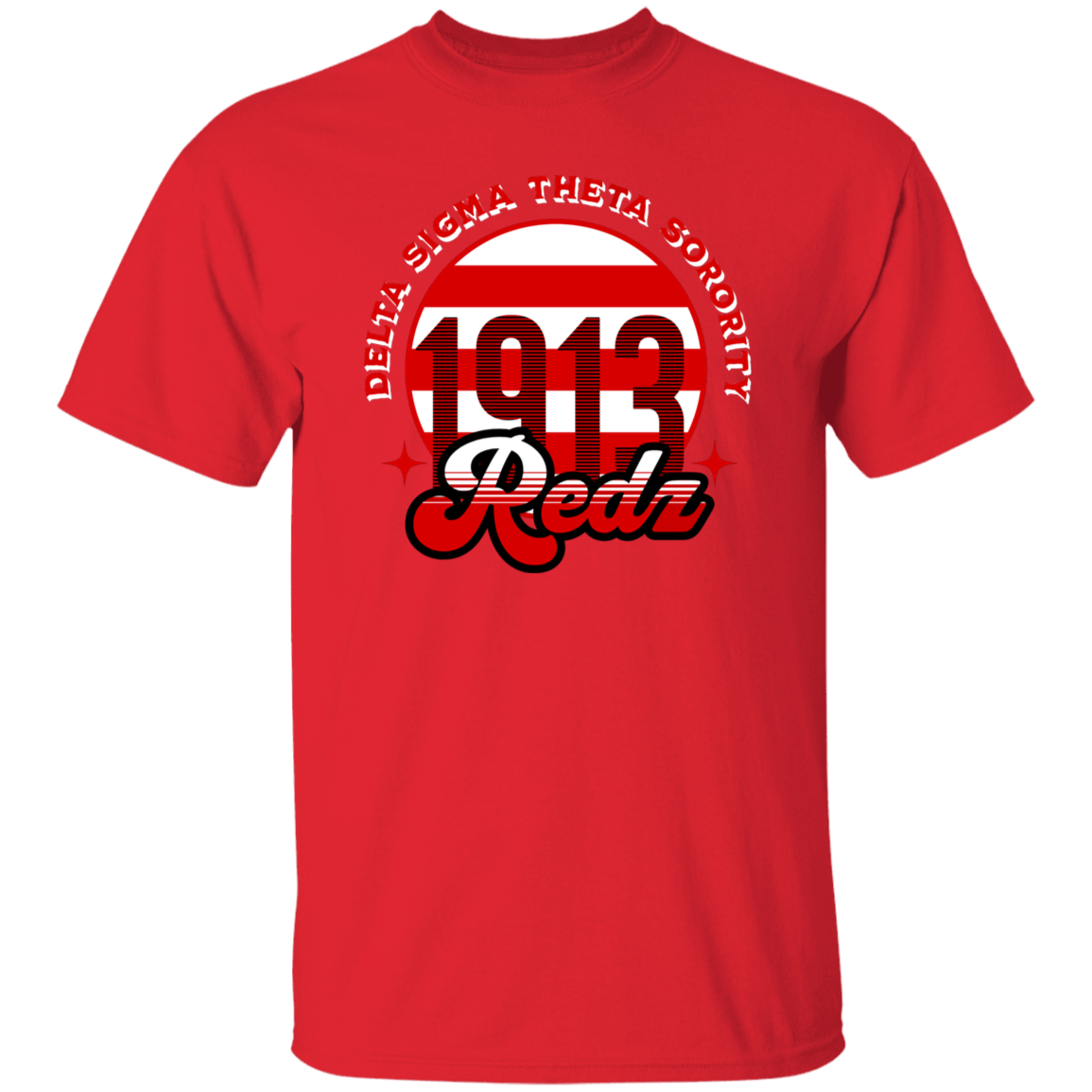 Delta Sigma Theta T-Shirt Paraphernalia Screen Printed Unisex