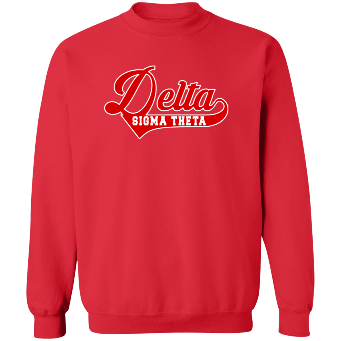 Delta Sigma Theta Sweatshirt Paraphernalia Screen Printed Unisex