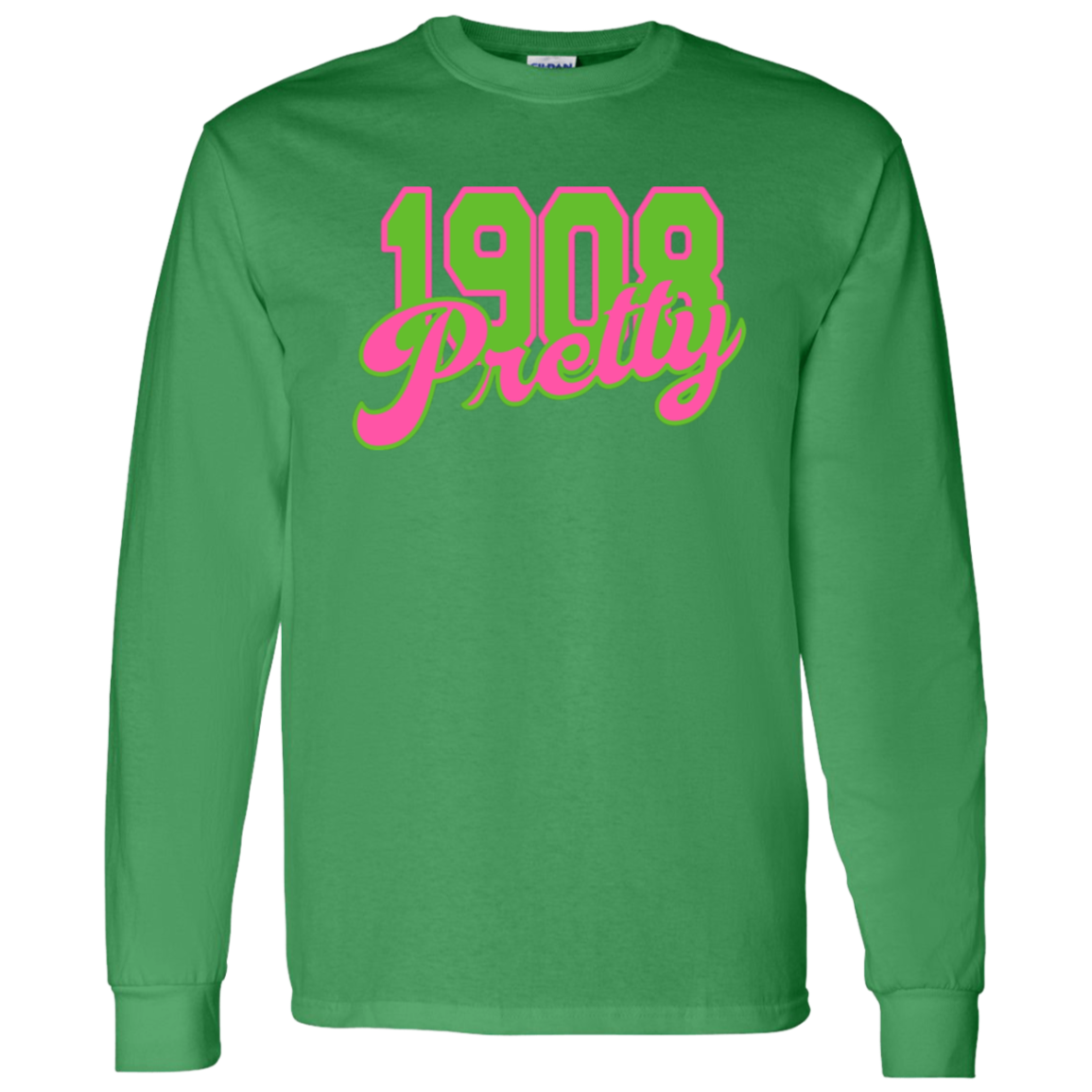 Alpha Kappa Alpha Screen Printed Long Sleeve