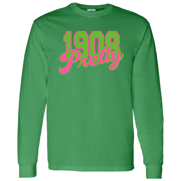 Alpha Kappa Alpha Screen Printed Long Sleeve