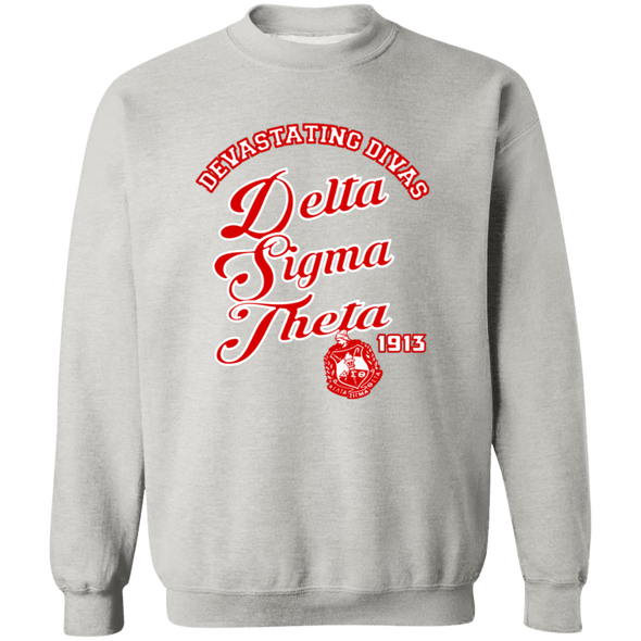 Delta Sigma Theta Sweatshirt Paraphernalia Screen Printed Unisex