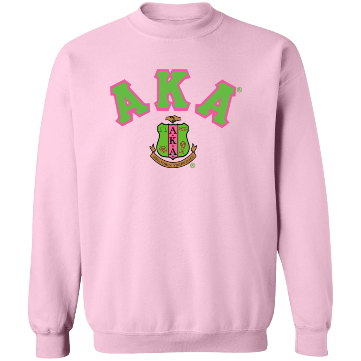 Alpha Kappa Alpha Crewneck Pullover Sweatshirt