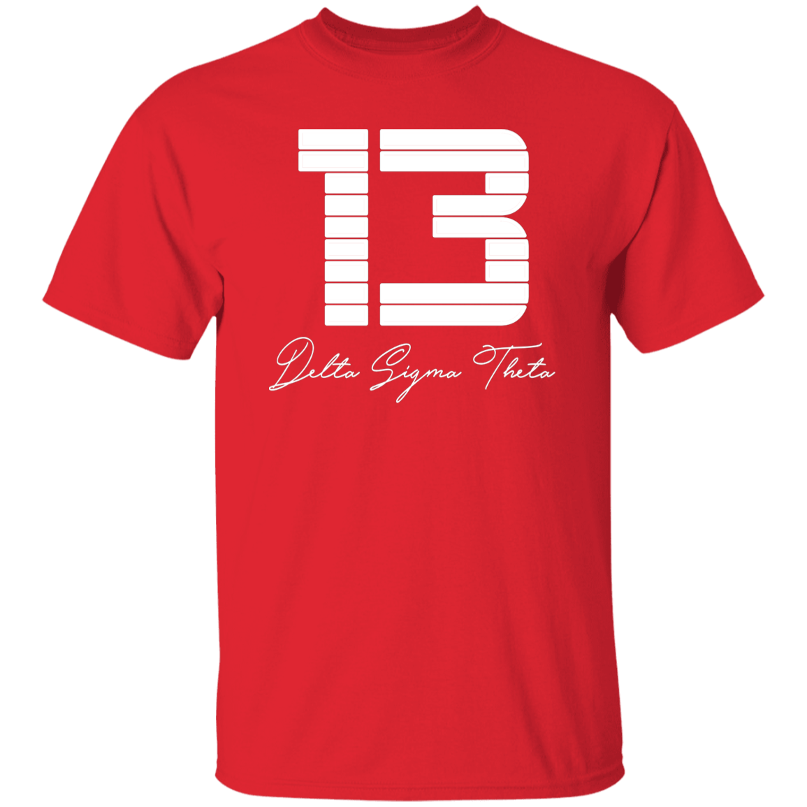 Delta Sigma Theta T-Shirt Paraphernalia Screen Printed Unisex