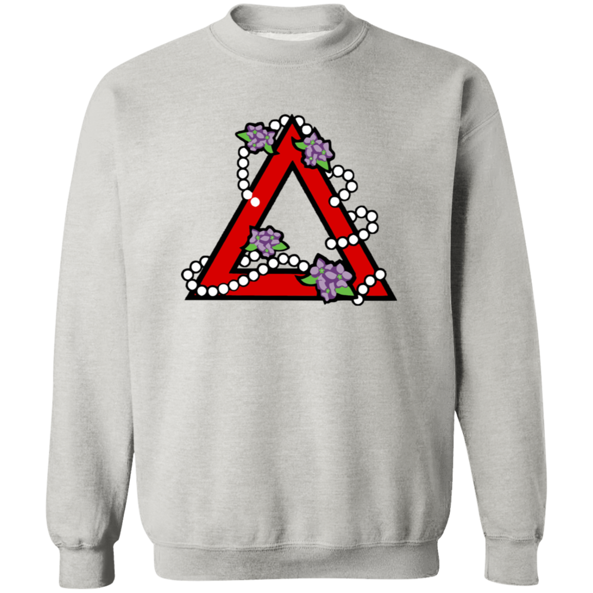 Delta Sigma Theta Sweatshirt Paraphernalia Screen Printed Unisex