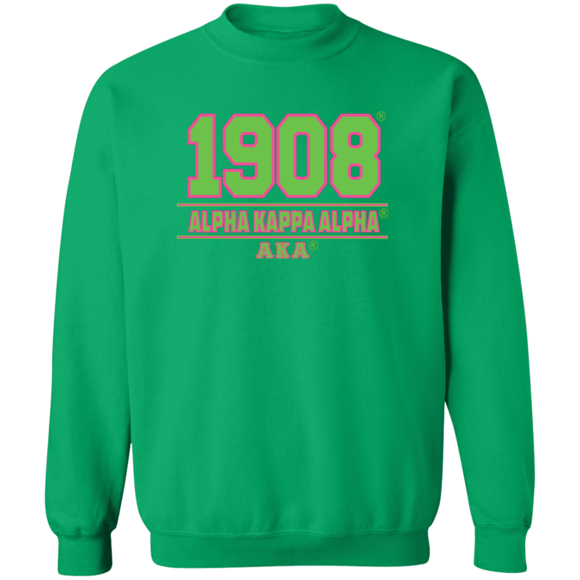 Alpha Kappa Alpha Crewneck Pullover Sweatshirt