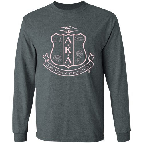 Alpha Kappa Alpha Screen Printed Long Sleeve