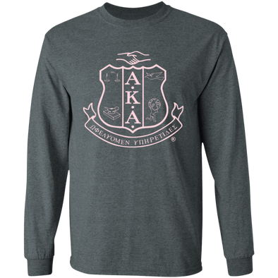 Alpha Kappa Alpha Screen Printed Long Sleeve