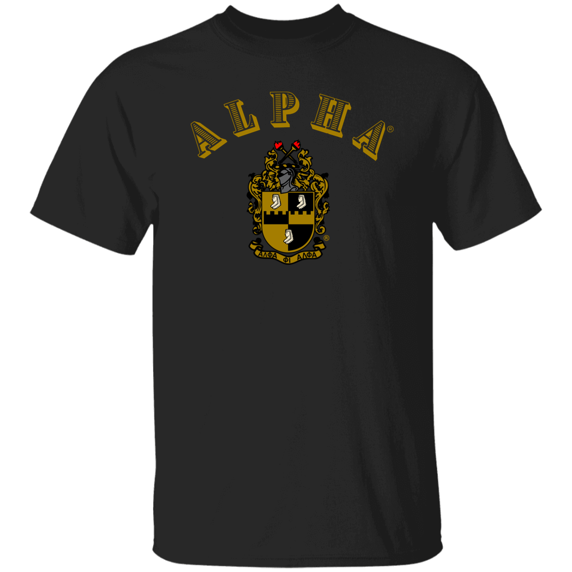 Alpha Phi Alpha Black Ice Collection T-Shirt Ed. 5 - My Greek Letters