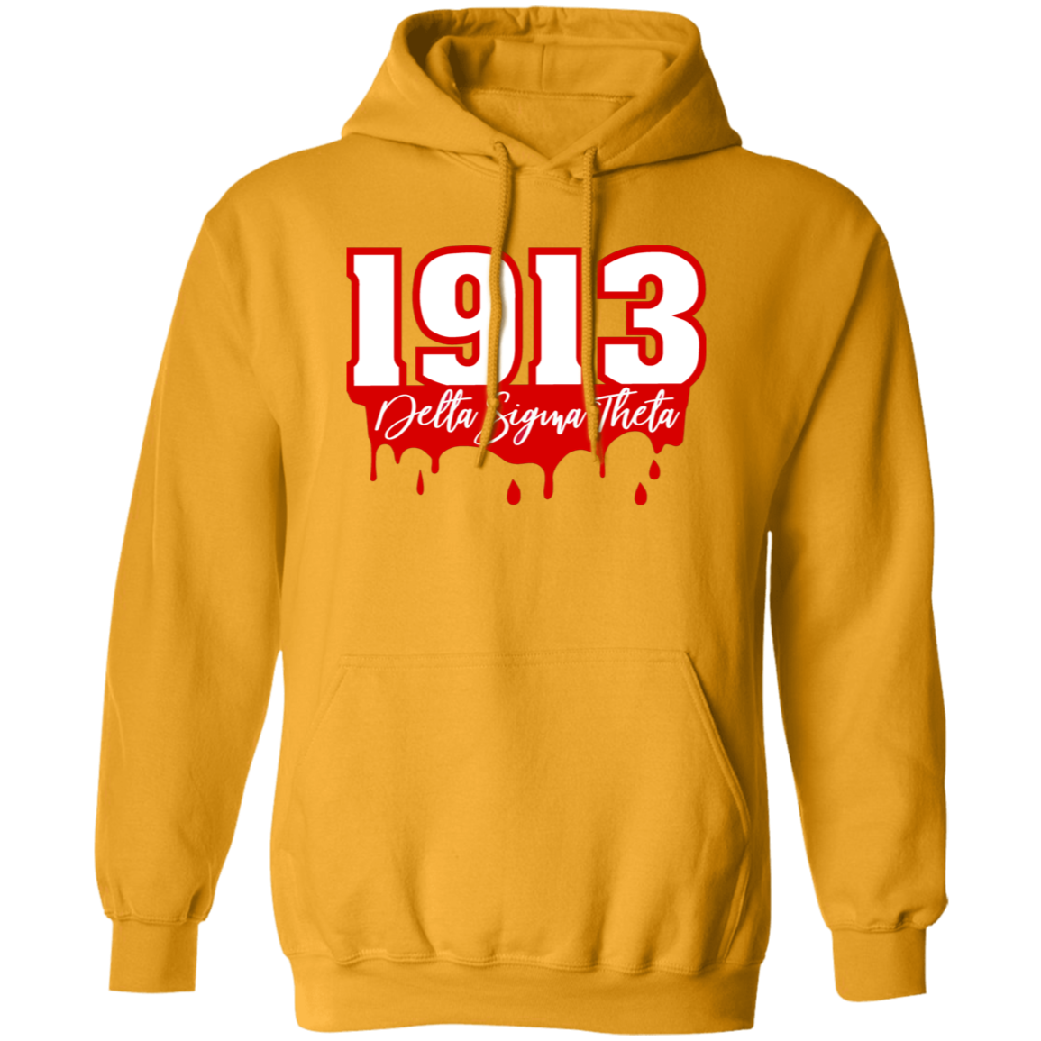 Delta Sigma Theta Hoodie Paraphernalia Screen Printed Unisex