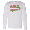 Alpha Kappa Alpha Screen Printed Long Sleeve