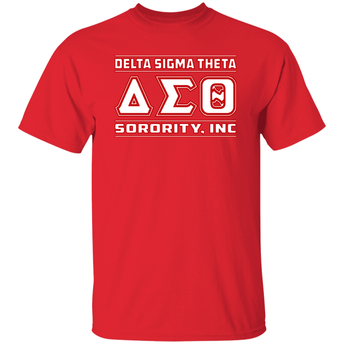 Delta Sigma Theta T-Shirt Paraphernalia Screen Printed Unisex
